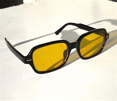 yellow tinted sunglasses for men